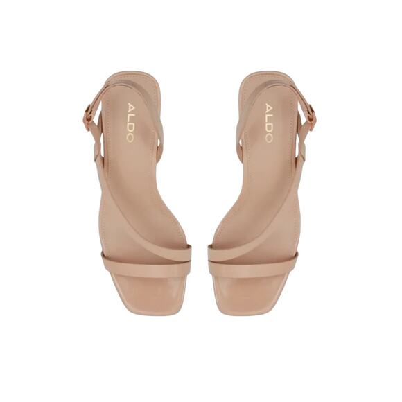 New! Aldo Shenna Strappy Slingback Heeled Patent Sandals - Size 9 - Picture 3 of 12